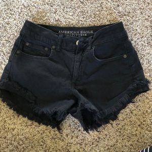 American Eagle black shorts
